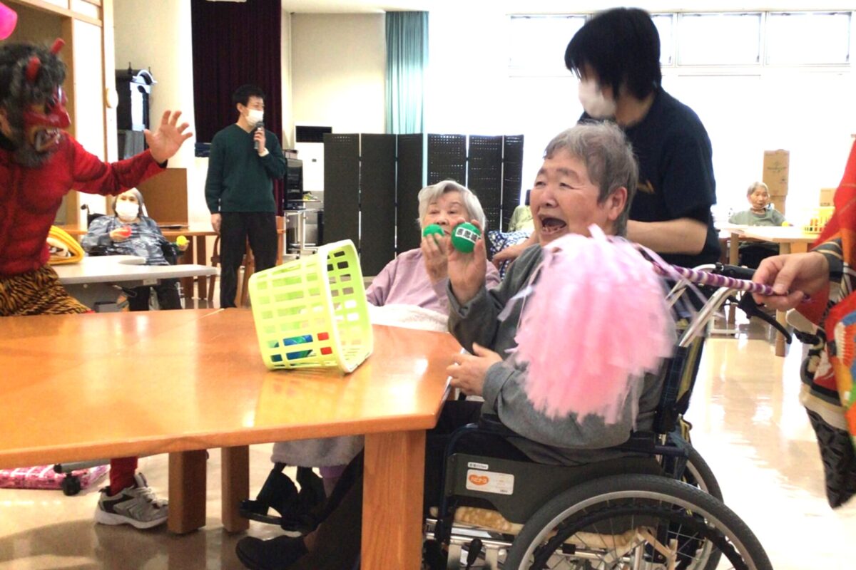 鬼も退散！笑い声あふれる豆まき大会！